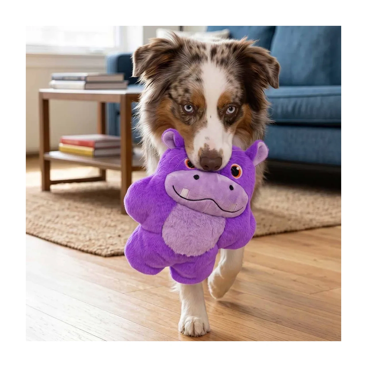 KONG Snuzzles Hippo XL hundebamse 28 x 25 x 10 cm